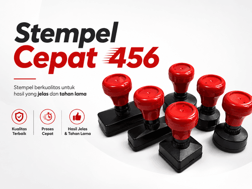 Varian stempel modern untuk kebutuhan percetakan